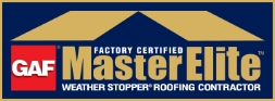 Toiture en bardeaux 8 GAF Master Elite Logo